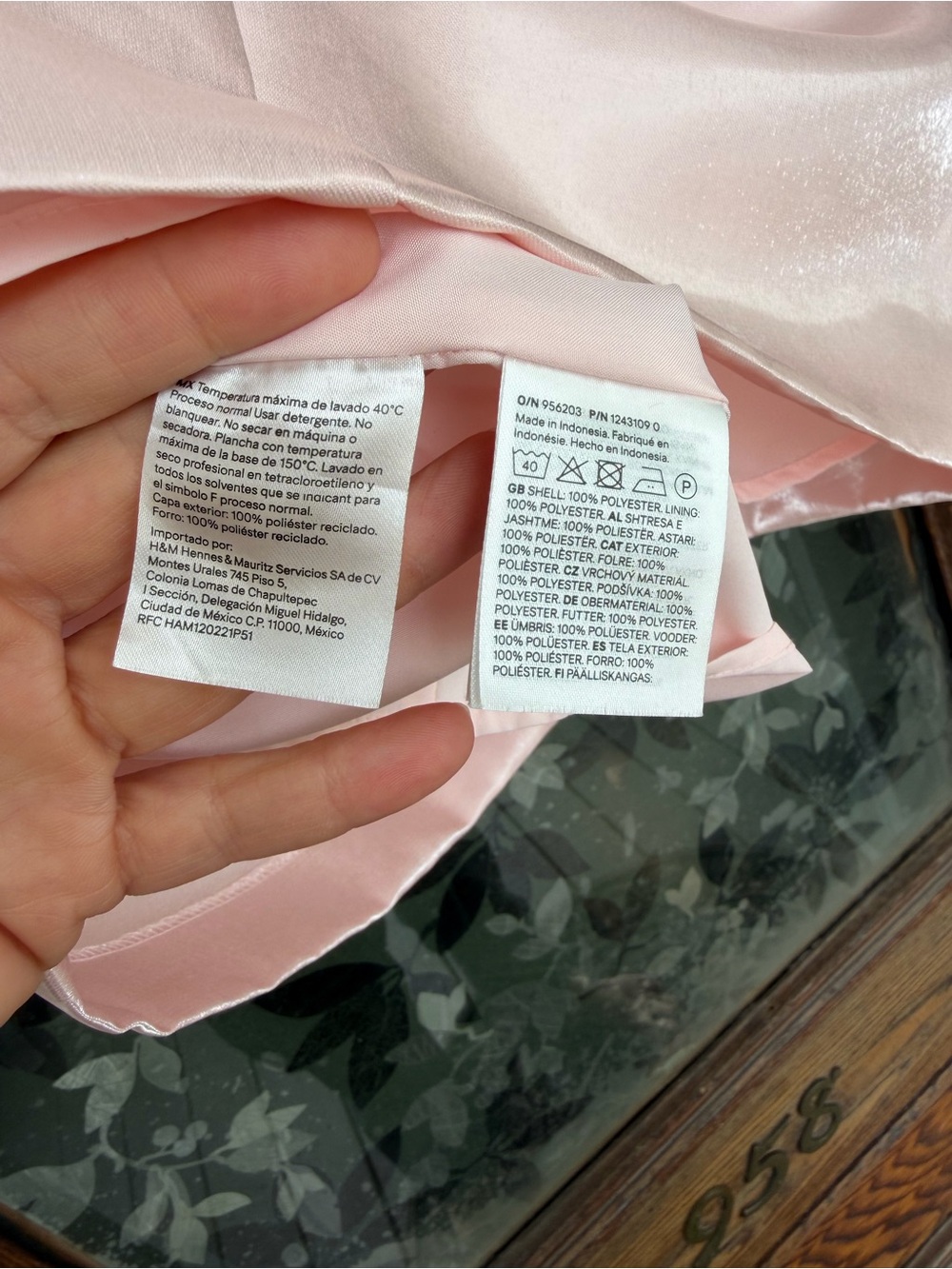 H&M Divided Light Pink Sleeveless Mini Shift Dress with Bow Detail Like New - Picture 4 of 10